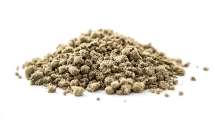 Hempcrete isolated on white background