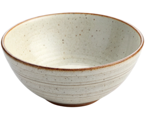 ceramic bowl isolated on white background