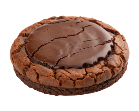 cookie on white background