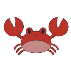 red crab cartoon
