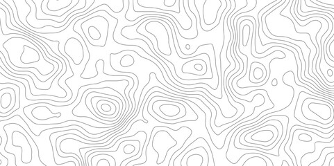 Topographic map background concept. Topo contour map. Rendering abstract illustration. Vector abstract illustration. Geography concept. paper texture design. Limited of a geographical map © vistoso