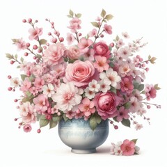 Floral arrangement display elegant setting art photography bright environment close-up perspective beauty and nature