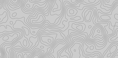Topographic map background concept. Topo contour map. Rendering abstract illustration. Vector abstract illustration. Geography concept. paper texture design. Limited of a geographical map