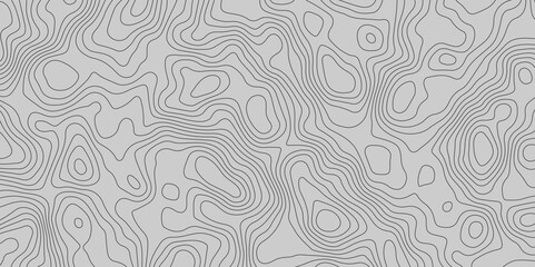 Topographic map background concept. Topo contour map. Rendering abstract illustration. Vector abstract illustration. Geography concept. paper texture design. Limited of a geographical map