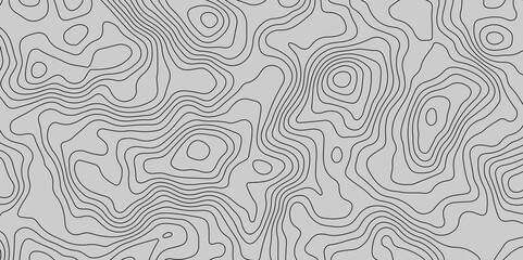 Topographic map background concept. Topo contour map. Rendering abstract illustration. Vector abstract illustration. Geography concept. paper texture design. Limited of a geographical map