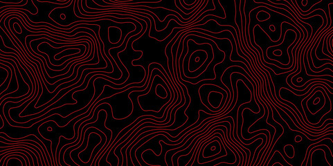 Topographic map background concept. Topo contour map. Rendering abstract illustration. Vector abstract illustration. Geography concept. paper texture design. Limited of a geographical map