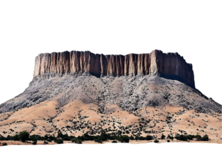 Isolated Mountain Background - Rocky Landscape Illustration