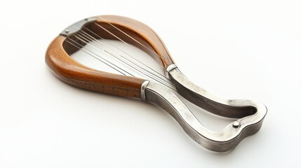 Obraz premium Jaw harp isolated on white background