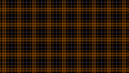 Orange and black  plaid fabric texture background. Luxury plaid checkered seamless pattern.