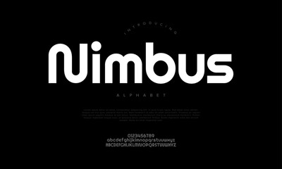 Modern rounded sans serif font ideal for digital branding, technology logos, app UI UX design, and minimalistic layouts