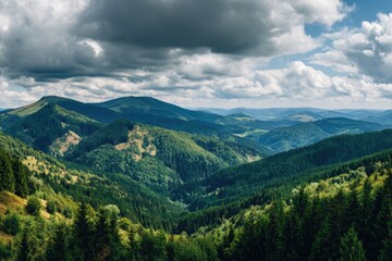 Obraz premium Mountain Range Landscape