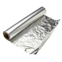 Aluminum Foil Roll Uses Benefits and Buying Guide isolated on transparent background