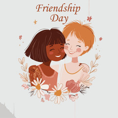 mother and daughter Friendship day