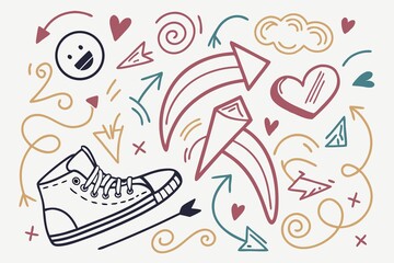 doodles element background