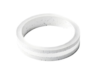 Isolated White Ring Illustration - Accessory Part