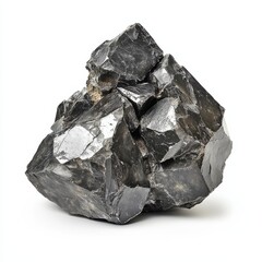 Fototapeta premium Close-Up of a Mineral Pile with Intricate Crystal Details and Texture