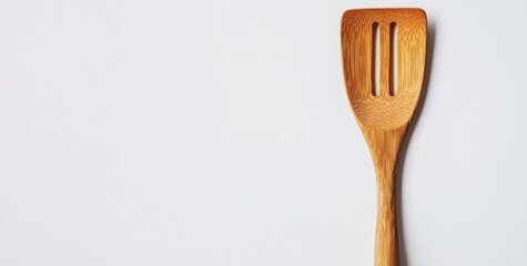 Bamboo Cooking Spatula: Minimalist Kitchen Utensil