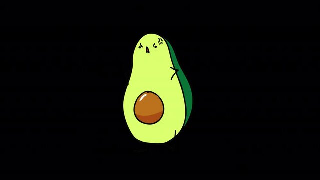 Avokado Emoji Stickers Motion Graphics Pack is a set of hand drawn avocado characters expressing different emotions. 4K resolution with alpha channel.
