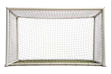football goal net isolated on white backgrounds. PNG
