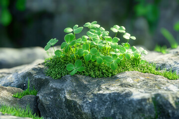 Smooth green blue gradient on texture background. jpg