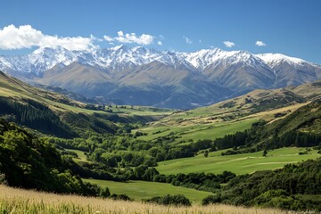 Fototapeta premium mountain landscape with mountains