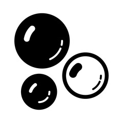 Popping Boba Solid Black