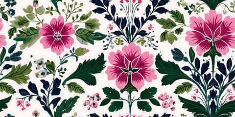 Floral seamless pattern.Pastel flower seamless pattern.Abstract floral seamless pattern 