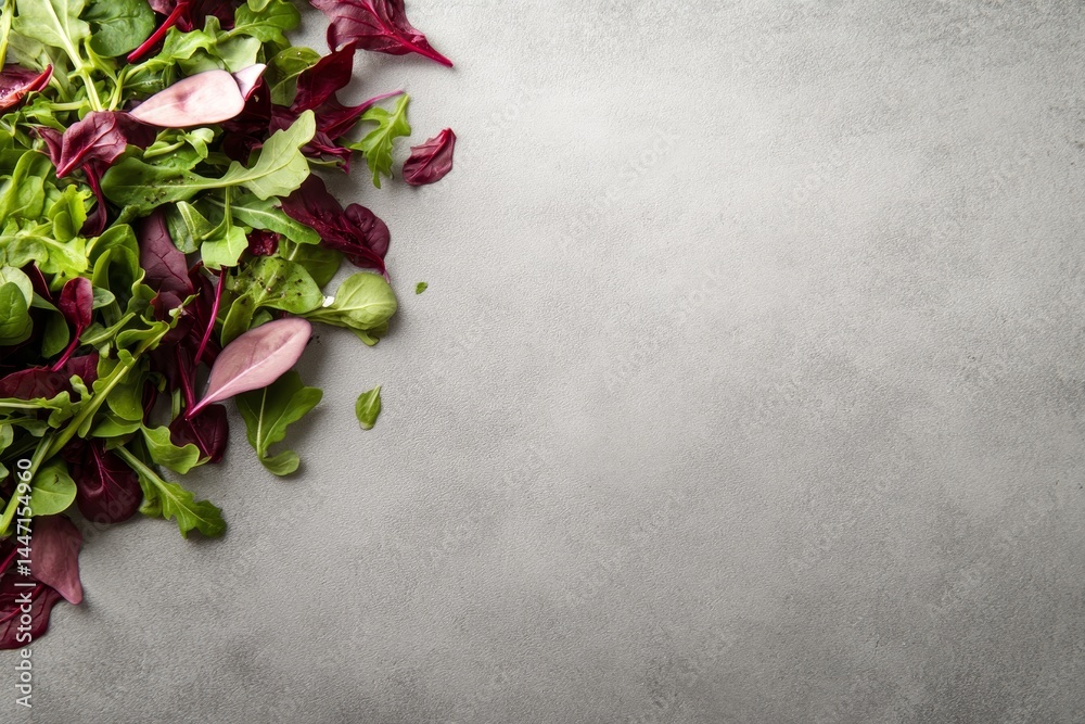 Poster a colorful array of fresh vegetables is artistically arranged on a textured white surface, promoting