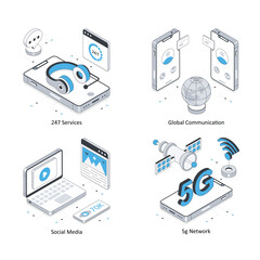 Set Of network And Communication 2