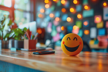 work place has evolved to include various positive aspects such as remote work, video conferences, coworking spaces, freelancing opportunities, home offices, and a diverse range of symbols representin