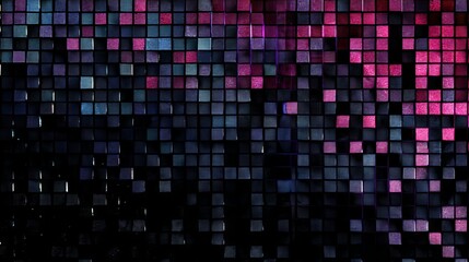 Dark pixel texture with futuristic digital design for cyber technology backgrounds and abstract graphic concepts