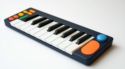 Fototapeta premium MIDI controller isolated on white background