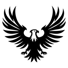 eagle with wings, eagle vector illustration