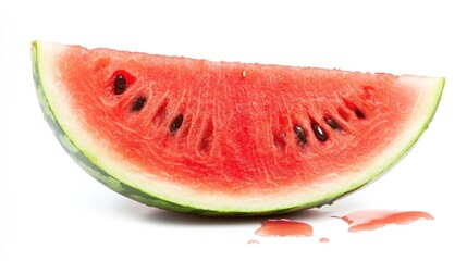 Watermelon slice close-up