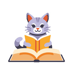 Cute_Cartoon_Cat_Reading_a_Book_Illustration_Funny_Animal_Character_Enjoying_Storytime_Literary_Feline_Reading_Education_Learning_with_Pets_Kids_Illustration