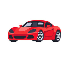 Red Sports Car_Stylish Vehicle Illustration_Automotive Design_Luxury Car Image_Sleek and Modern Car_Fast Car_Dream Car_Performance Vehicle_Automotive Art_Cool Car Image