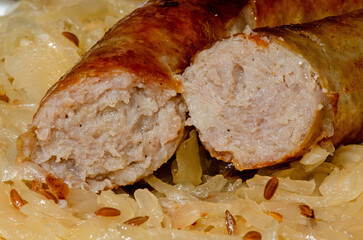 Grobe, fränkische Bratwurst