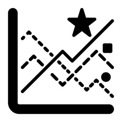 advantage icon, glyph icon style