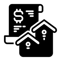 collateral icon, glyph icon style