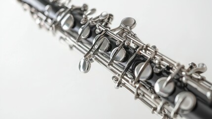Oboe isolated on white background