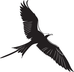 Obraz premium flying eagle vector illustration