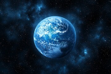 Obraz premium Planet Earth in space, cosmic view