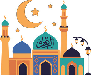 Islamic elements vector illustration art