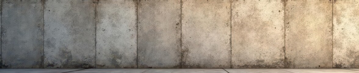 Raw, vertical texture of poured concrete wall , interior, surface, lines