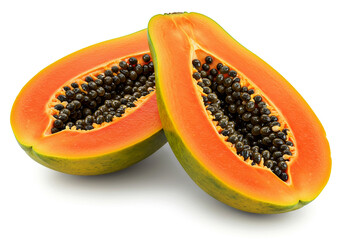 Fresh Papaya Halves