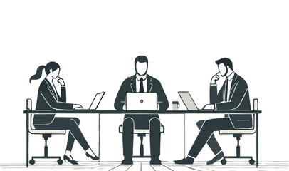 A collaborative brainstorming session four diverse people are discussing ideas.