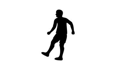 Stand man icon vector silhouette