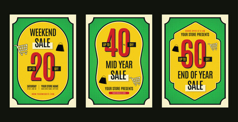 Sale and Discount Offers Flyers Template Collection