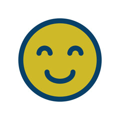 笑顔のアイコンイラスト