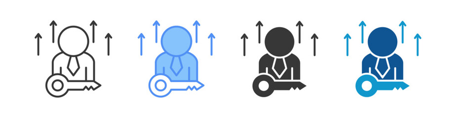 Key Player Multistyle Icon Sheet